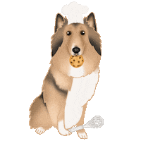 Dog Food Sticker by zoopeez