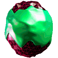 3D Circle Sticker by Vince Mckelvie