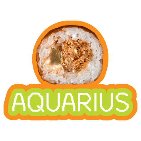 Horoscope Aquarius Sticker by Blue Sushi Sake Grill
