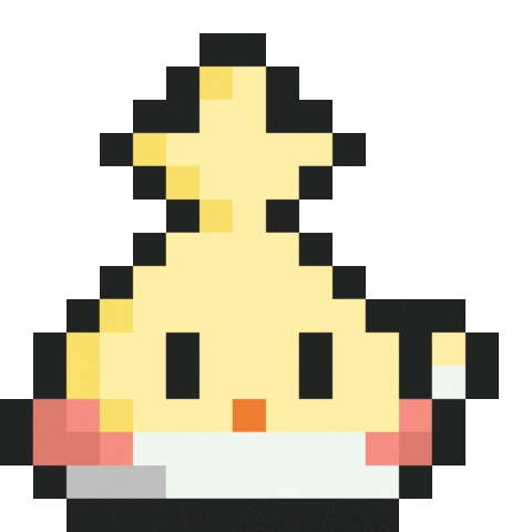 SumLilThings pixel bird 8bit cockatiel Sticker