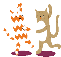 Alley Cat Dancing Sticker