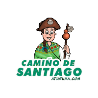 Camino De Santiago Sticker by aturuxa