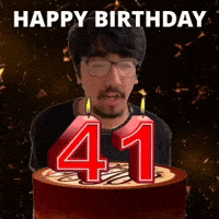 Happy 41st Birthday
