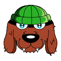 Dog Loop Sticker by NJoe