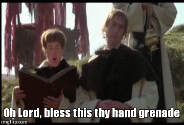 monty python grenade GIF