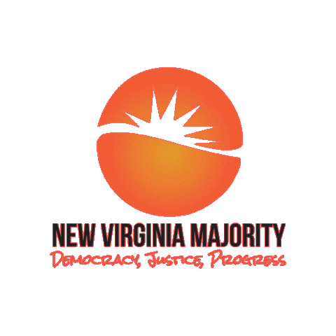 NewVAMajority peace justice democracy virginia Sticker