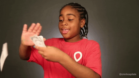 make it rain kids GIF by Children's Miracle Network Hospitals