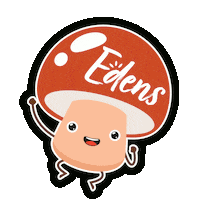 Snacks Mushroom Sticker by Edens Chips