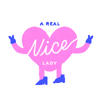 Heart Peace Sticker by ARealNiceLady.com