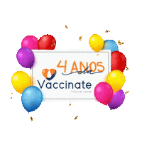 4 Anos Sticker by Clínica Vaccinate