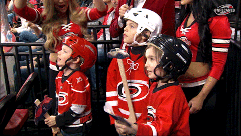 excited hockey GIF by Carolina Hurricanes