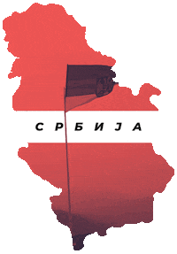 Serbia Zastava Sticker by Традиционализам