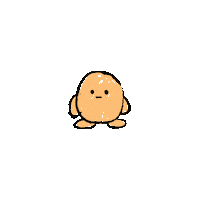 IamPota scary scared adorable vegan Sticker