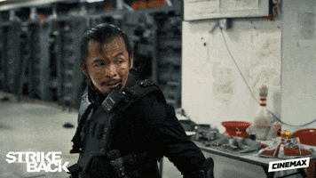 cinemax kick ouch cinemax strike back GIF