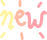 Rainbow New Post Sticker