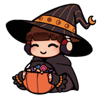 Trick Or Treat Halloween Sticker by Lofi Girl
