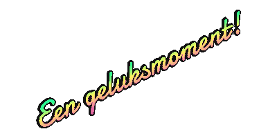 Een Geluksmoment Sticker by De Biosalon