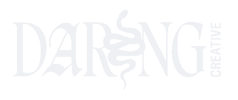 Whitelogo Sticker by Daring Creative Co.