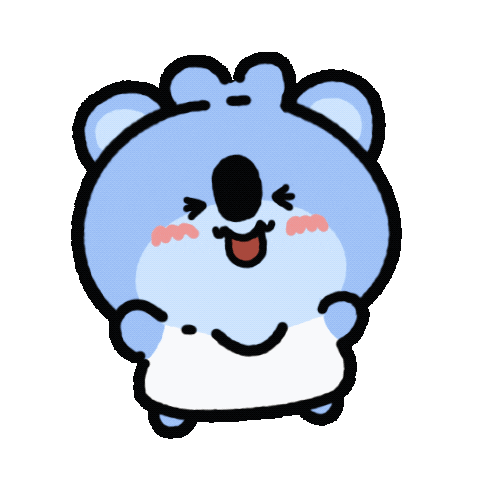 corong giphyupload jump character koala Sticker