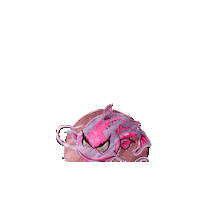 meervalshop pink black cat blackcat tomcat Sticker