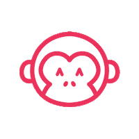 Monkey Love Sticker by Ren Kai