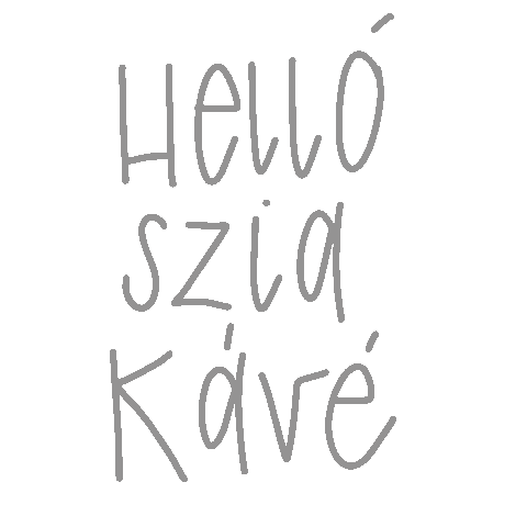 Szia Hello Sticker by barbhandesign