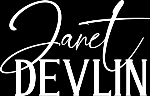 Janet Devlin White Logo GIF by Janet Devlin