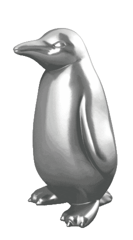 Penguin Sticker by Monopoly