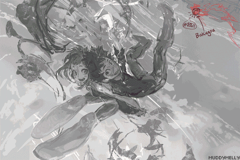 muddymelly giphyupload my hero academia bnha deku GIF