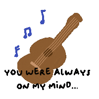 On My Mind Guitar Sticker by Maisie Peters