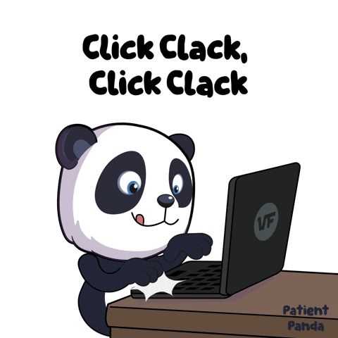 Panda Click GIF by VeeFriends