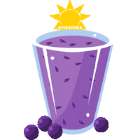 Acai Berry Smoothie Sticker by Amazonia Company
