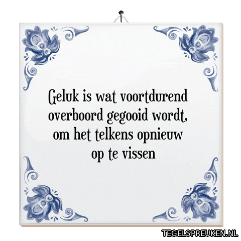 Moment Hoop Sticker by Tegelspreuken.nl