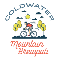 drinkcoldwater brewery coldwater brewpub anniston Sticker