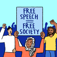 Free Speech Protest GIF by All Better