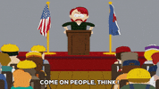 podium flags GIF by South Park 