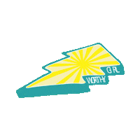 Lightning Bolt Love Sticker by Worthy Girl