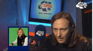 shocked david guetta GIF by Capital FM