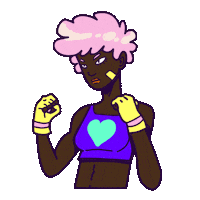 dantongravina anime girl illustration gay Sticker