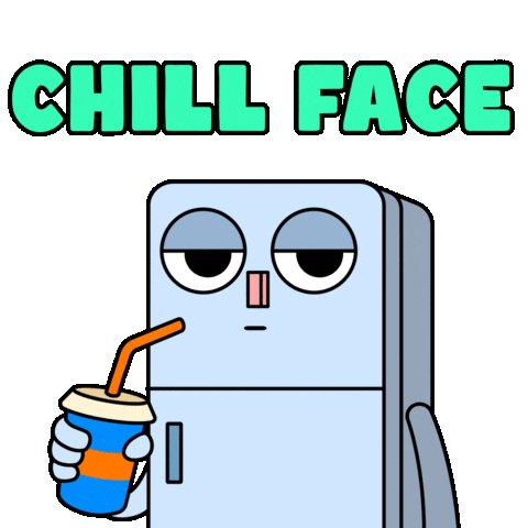 Relaxed Chill Sticker by Nexio