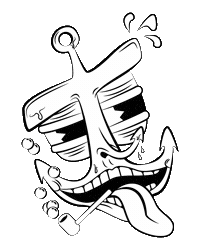 Illustration Wink Sticker by HI-Schweiz AG