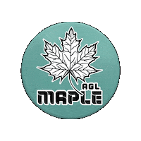 Disc Golf Maple Sticker by AGLDiscs