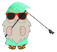 Sunglasses Eating Sticker