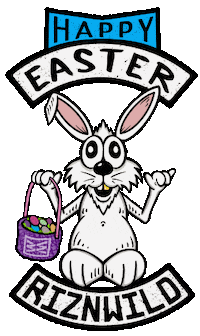 Easter Bunny Sticker by RIZNWILD