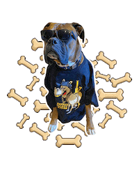 Dog Smoke Sticker
