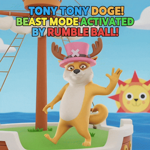 Waving One Piece GIF by Doge Pound