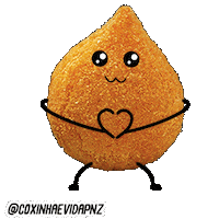 Coxinhaevida love heart amor hand Sticker