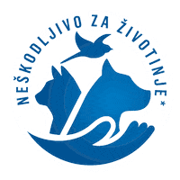 Labud_hr blue animal pet safe Sticker