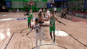 Regular Season Hug GIF by NBA