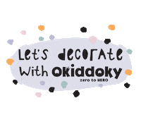 Lets Decorate Sticker by Okiddoky